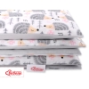 Bedding set for Baby Bed 2-pcs - hedgehogs Gray