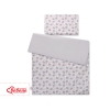 Bedding set for Baby Bed 2-pcs - hedgehogs Gray