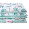 Bedding set for Baby Bed 2-pcs- hedgehogs mint