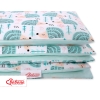 Bedding set for Baby Bed 2-pcs- hedgehogs mint