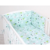 Bedding set for Baby Bed 2-pcs- lama mint