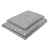Bedding set for Baby Bed 2-pcs- mini stars white