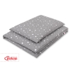 Bedding set for Baby Bed 2-pcs- mini stars white
