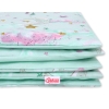 Bedding set for Baby Bed 2-pcs- moons mint