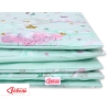 Bedding set for Baby Bed 2-pcs- moons mint