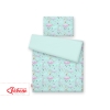 Bedding set for Baby Bed 2-pcs- moons mint