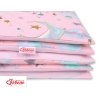 Bedding set for Baby Bed 2-pcs- moons pink