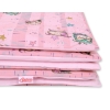 Bedding set for Baby Bed 2-pcs- Owls pink