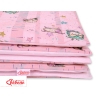 Bedding set for Baby Bed 2-pcs- Owls pink