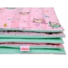 Bedding set for Baby Bed 2-pcs- Owls pink-mint