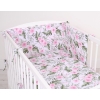 Bedding set for Baby Bed 2-pcs- peony flower pink
