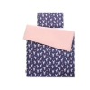 Bedding set for Baby Bed 2-pcs -rabbits navy blue