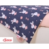 Bedding set for Baby Bed 2-pcs -rabbits navy blue