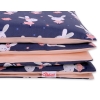 Bedding set for Baby Bed 2-pcs -rabbits navy blue