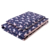 Bedding set for Baby Bed 2-pcs -rabbits navy blue