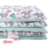 Bedding set for Baby Bed 2-pcs- rocking horses