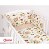 Bedding set for Baby Bed 2-pcs- sloths beige/beige