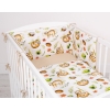 Bedding set for Baby Bed 2-pcs- sloths beige/beige
