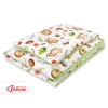 Bedding set for Baby Bed 2-pcs- sloths beige/green