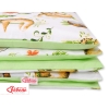Bedding set for Baby Bed 2-pcs- sloths beige/green