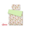 Bedding set for Baby Bed 2-pcs- sloths beige/green
