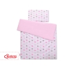 Bedding set for Baby Bed 2-pcs - stars gray - pink /pink