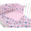 Bedding set for Baby Bed 2-pcs - swallows blue