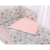 Bedding set for Baby Bed 2-pcs -Swans gray