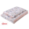 Bedding set for Baby Bed 2-pcs -Swans gray