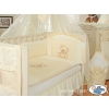 Bedding set for Baby Bed 2-pcs- Teddy Bear with bow cream