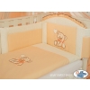 Bedding set for Baby Bed 2-pcs- Teddy Bear with bow peach