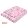 Bedding set for Baby Bed 2-pcs- unicorn pink