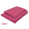Bedding set for Baby Bed 2-pcs- wine red stars