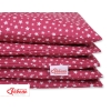 Bedding set for Baby Bed 2-pcs- wine red stars