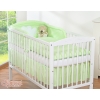 Bedding set for Baby Cot 3-pcs- Hanging Hearts green