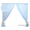 Blue Curtains for baby room- Donkey Luca
