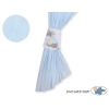 Blue Curtains for baby room- Donkey Luca