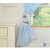 Blue Curtains for baby room- Donkey Luca