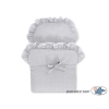 Blue Wicker Stroller Doll pram -535