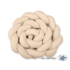 Braided Cushion Extra Knot bumper XXL Pillow- beige