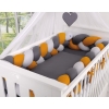 4m baby cot  bumper knot
