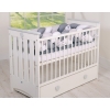 Braided Crib Bumper - white-gray-anthracite