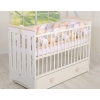 Knot Crib Braided Bumper XXL Pillow- white-gray-beige