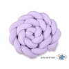 Braided Cushion Extra Long Knot bumper 3,6m XXL Pillow- lilac