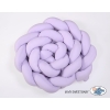 Braided Cushion Extra Long Knot bumper 3,6m XXL Pillow- lilac