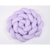 Braided Cushion Extra Long Knot bumper 3,6m XXL Pillow- lilac