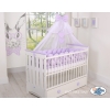 Braided Cushion Extra Long Knot bumper 3,6m XXL Pillow- lilac