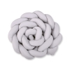 Braided Cushion Extra Long Knot bumper 360cm XXL Pillow- gray