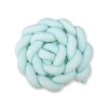 Braided cot bumper mint
