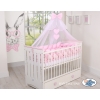 Braided Cot Bumper Pink 3.6m